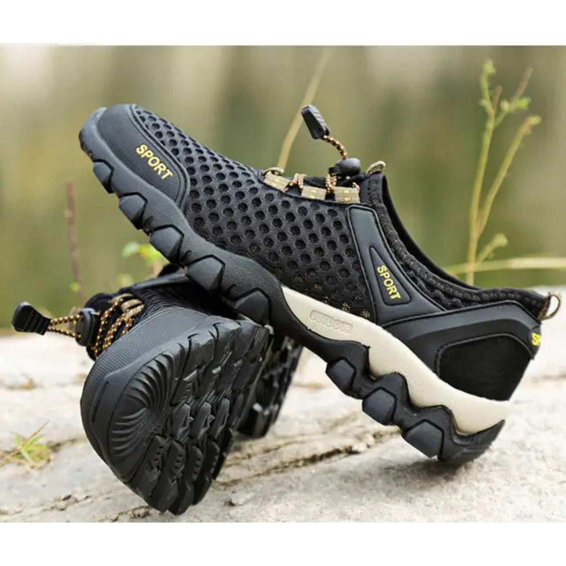 Outdoor Hiking Wading Shoes - Black