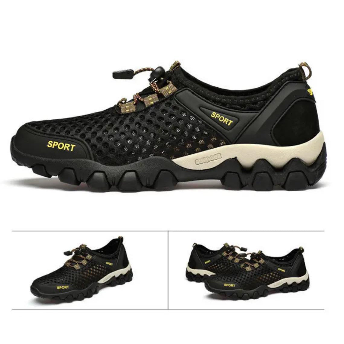 Outdoor Hiking Wading Shoes - Black