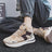 Trendy Breathable Running Sneakers - Khaki